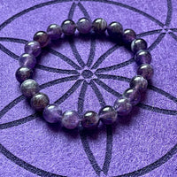 Amethyst 8mm Beaded bracelet