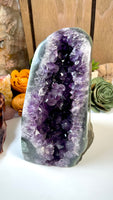 Dark Purple Amethyst Geode 3.4 lb