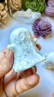 Howlite Ghost Carving