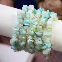 Amazonite Chip Bead Bracelet