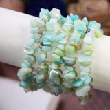 Amazonite Chip Bead Bracelet