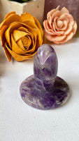 Amethyst Witch Hat Carving