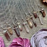 Lithium Quartz Sterling Silver Pendant Necklace
