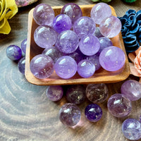 Small Light Purple Amethyst Sphere