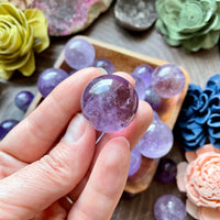 Small Light Purple Amethyst Sphere