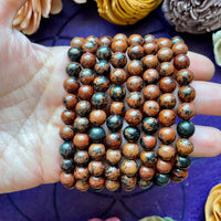 Mahogany Obsidian 8mm Beaded bracelet