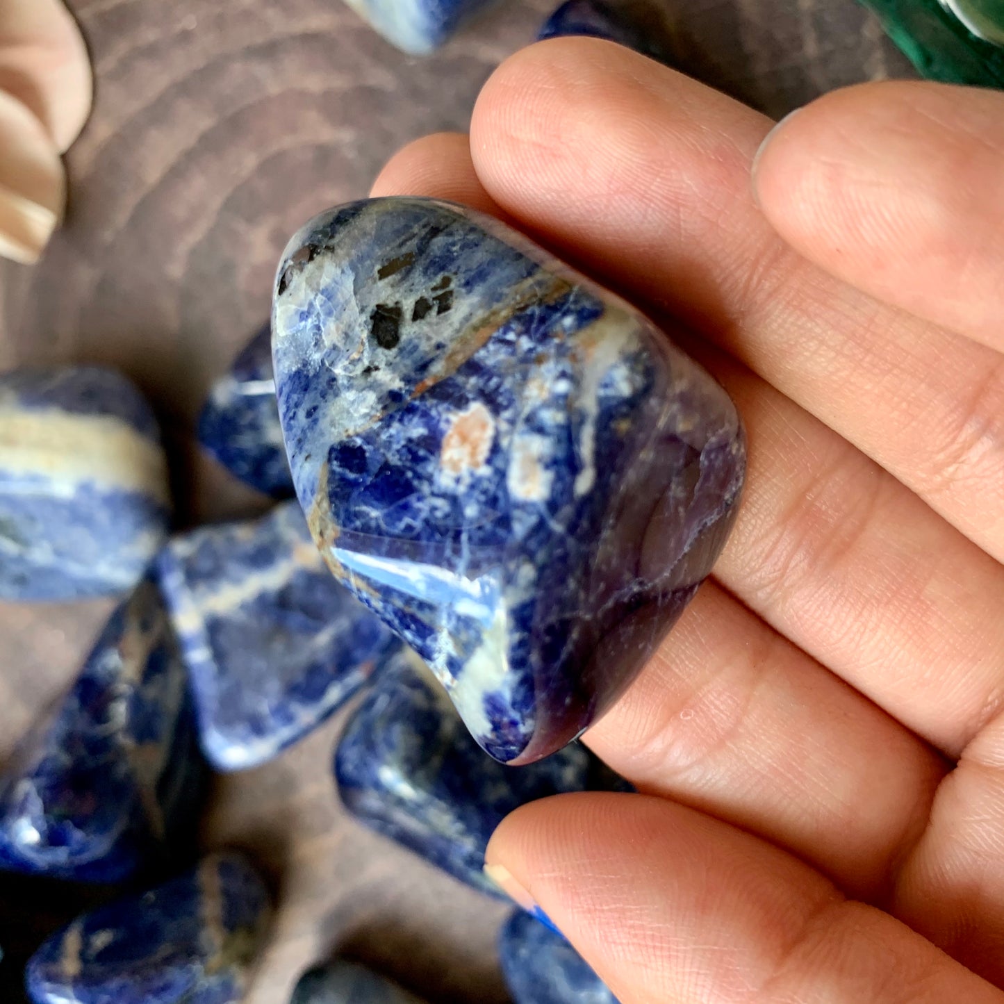 Sodalite Large Tumbled Specimen