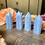 Blue Lace Agate Tower