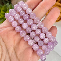 Kunzite 8mm Beaded bracelet