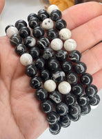 Zebra Jasper 8mm Beaded bracelet