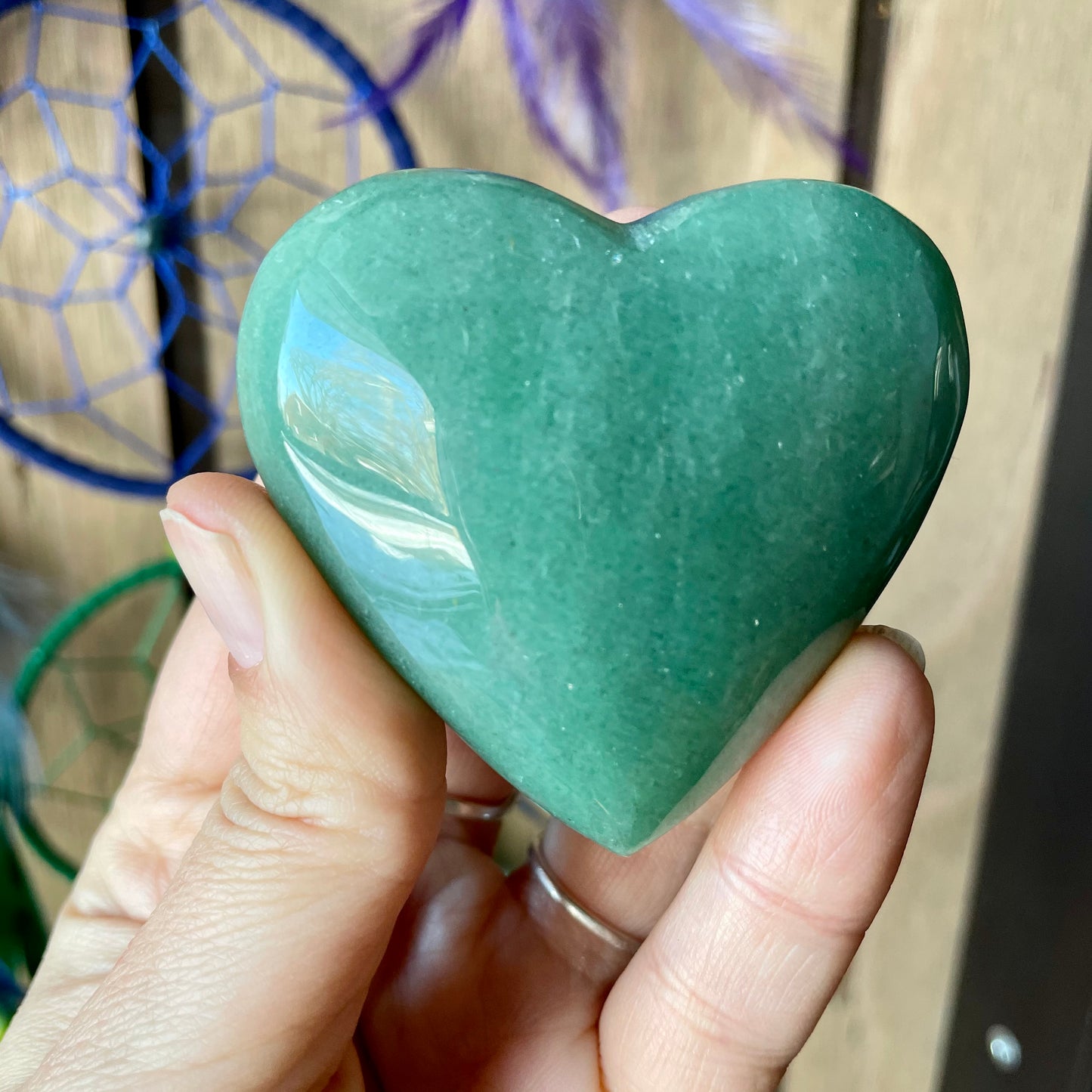 Green Aventurine Heart