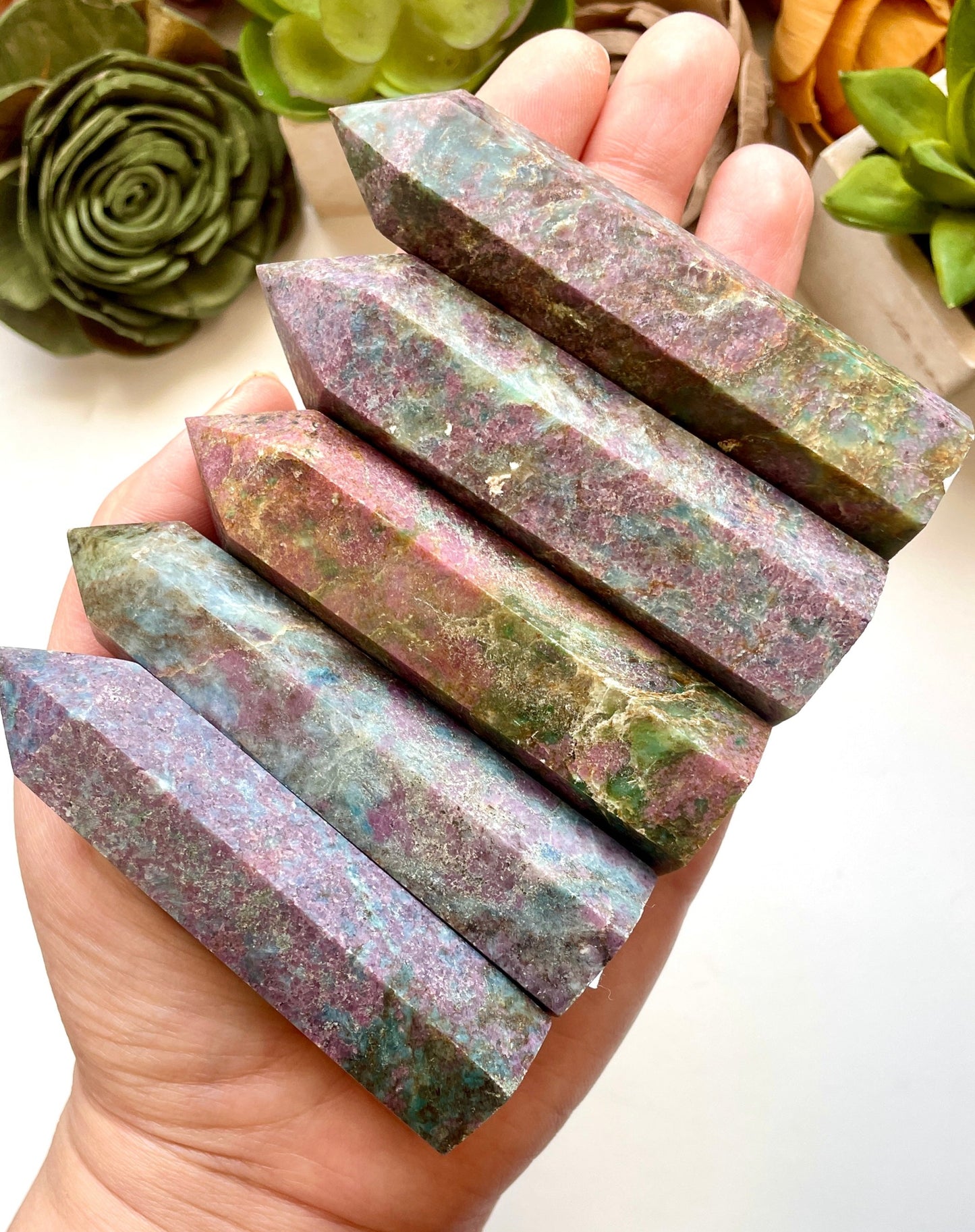 Ruby in Kyanite Tower Point