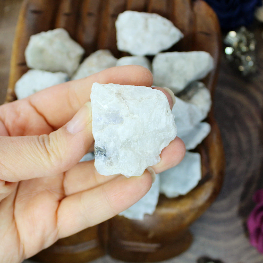 Rainbow Moonstone Raw Stone