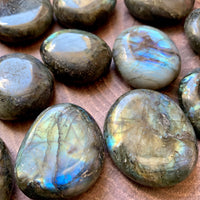 Labradorite Polished Palm Stone