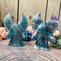 Rainbow Fluorite Hooded Angel