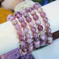 Lepidolite 8mm beaded bracelet