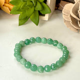Aura Green Aventurine 8mm Faceted Beaded bracelet
