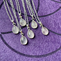 Rose Quartz Sterling Silver Necklace