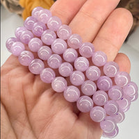 Kunzite 8mm Beaded bracelet