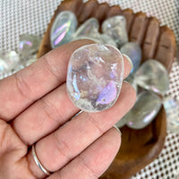 Angel Aura Quartz Tumbled Stone