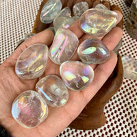 Angel Aura Quartz Tumbled Stone