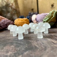 Mini Carved Mushroom (Choose Stone)