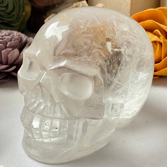 Large Clear Quartz Skull (1.7 Lb)