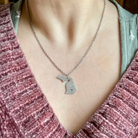 Michigan State Charm Necklace