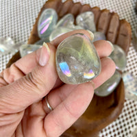 Angel Aura Quartz Tumbled Stone