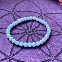 Angelite 6mm Beaded bracelet