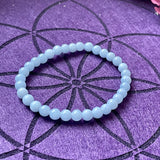 Angelite 6mm Beaded bracelet