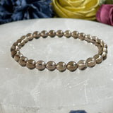 Smoky Quartz 6mm Beaded bracelet