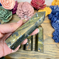 Polished Pyrite Tower