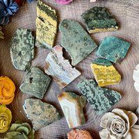 Ocean Jasper Standing Half Polished Slab