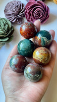 Ocean jasper Sphere