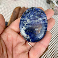 Sodalite Polished Palm Stone