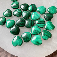 Mini Malachite Heart