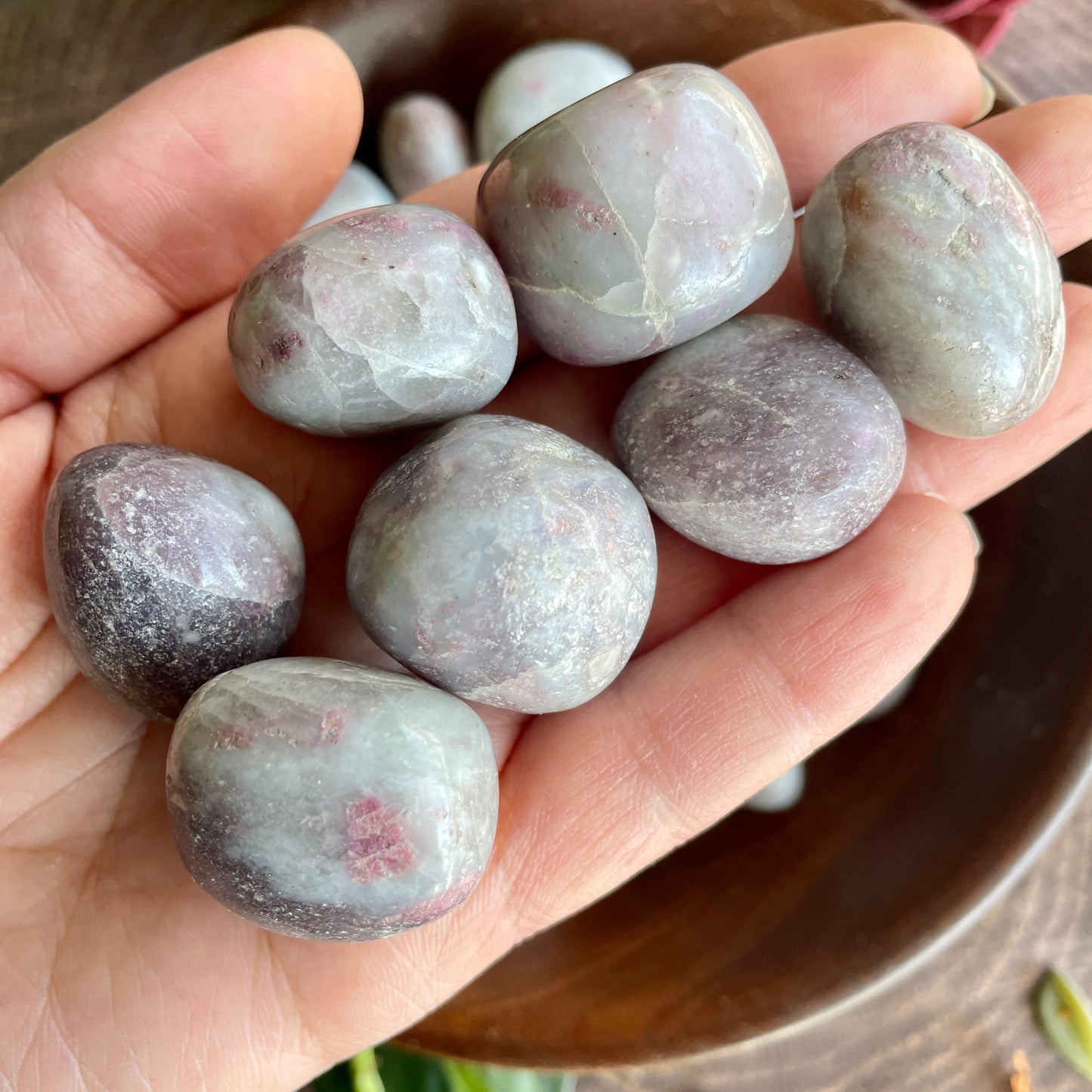 Rubellite/ Pink Tourmaline Tumbled Stone