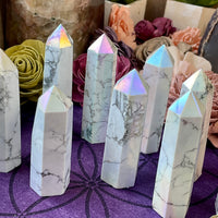 Aura Howlite Tower