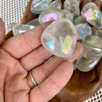 Angel Aura Quartz Tumbled Stone