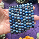 Dumortierite 8mm Beaded bracelet