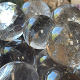 Rainbow Filled Smoky quartz Sphere