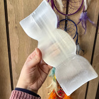 Selenite Triple Moon Bowl