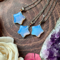 Small Opalite Star Necklace