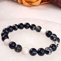Zebra Jasper 8mm Beaded bracelet