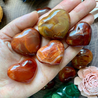 Carnelian Polished Heart