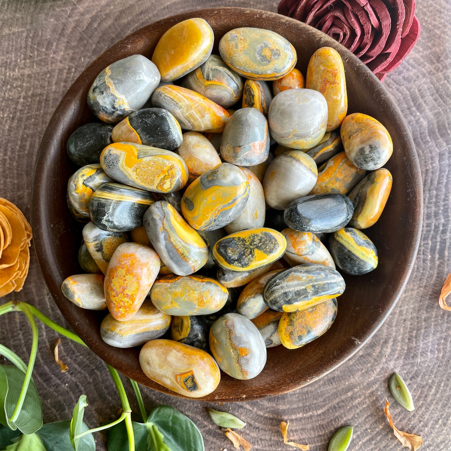 Bumblebee Jasper Tumbled Stone