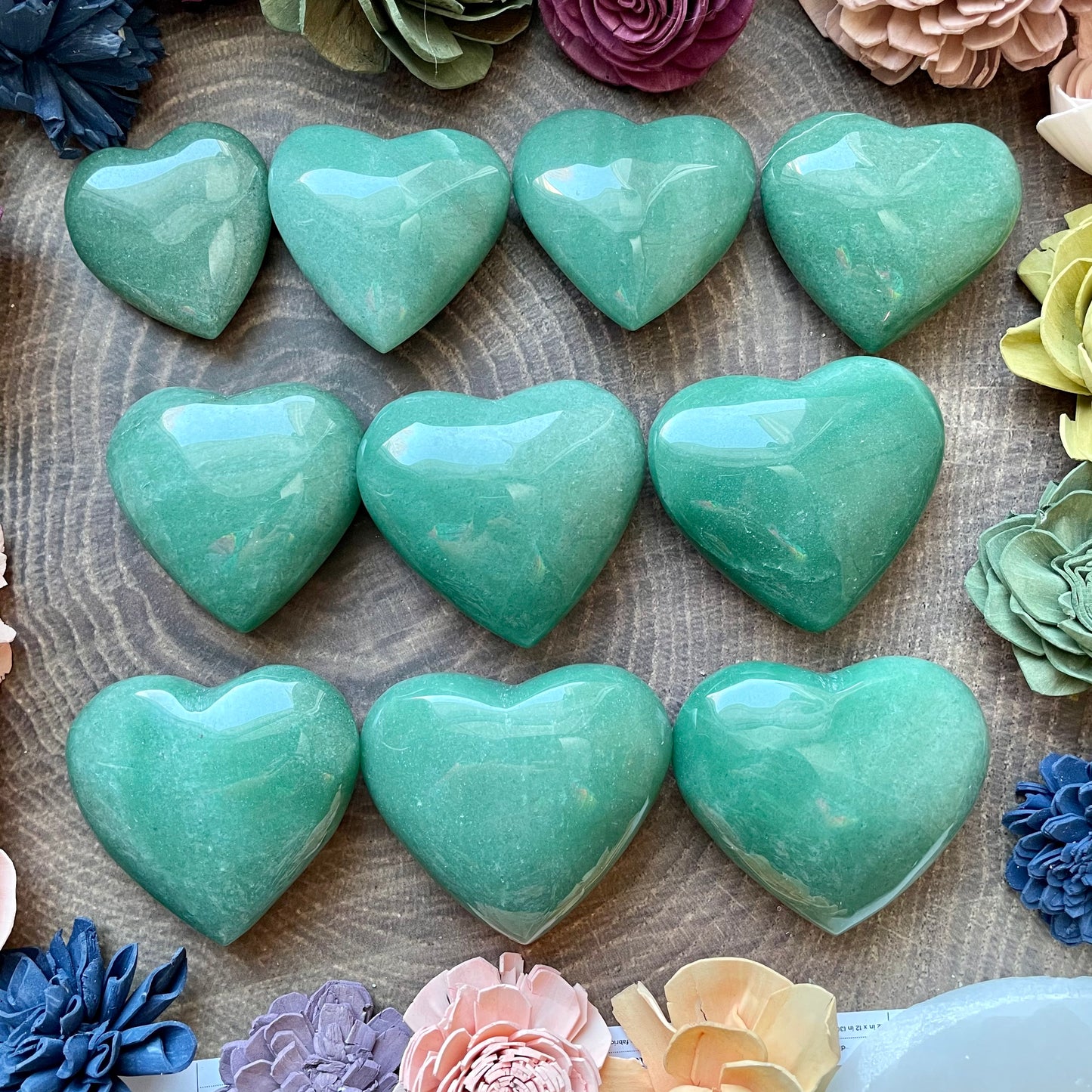 Green Aventurine Heart
