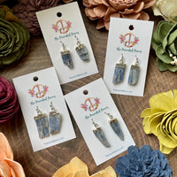 Blue Kyanite Dangling Earrings