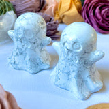 Howlite Ghost Carving
